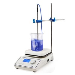 Walter Products Digital Hotplate Magnetic Stirrer with Temperature Probe and Support Stand